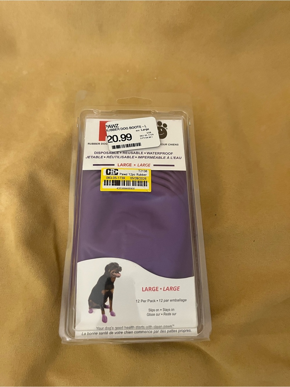 PawZ Rubber Dog Boots